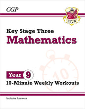 Load image into Gallery viewer, Year 9 Maths, English & Science, 6 Workbook Bundle for ages 13 -14 KS3