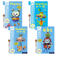 Load image into Gallery viewer, Nursery Progress with Oxford: 4 Book bundle (abc, counting, numbers & Phonics)