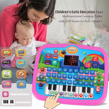 Load image into Gallery viewer, Educational Learning Tablet Toy for 1–5 Year Olds – Interactive Music &amp; Alphabet Gift for Boys &amp; Girls