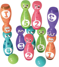 Load image into Gallery viewer, Kids Bowling Set – Educational Number Game Toy for Toddlers, Indoor Outdoor Fun (Age 2-5)