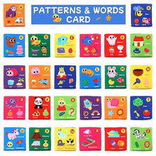 Load image into Gallery viewer, 26-Piece Soft Cloth Educational Toy Set – Animal &amp; Alphabet Cognition Learning Cards