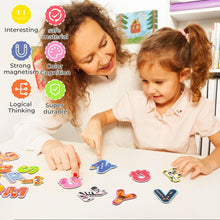 Load image into Gallery viewer, Fridge Magnets for Kids – Large Magnetic Letters, Numbers, Animals &amp; Vehicles | Educational Toddler Learning Toys