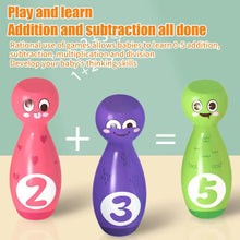 Load image into Gallery viewer, Kids Bowling Set – Educational Number Game Toy for Toddlers, Indoor Outdoor Fun (Age 2-5)