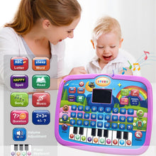 Load image into Gallery viewer, Educational Learning Tablet Toy for 1–5 Year Olds – Interactive Music &amp; Alphabet Gift for Boys &amp; Girls