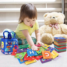 Load image into Gallery viewer, 26-Piece Soft Cloth Educational Toy Set – Animal &amp; Alphabet Cognition Learning Cards