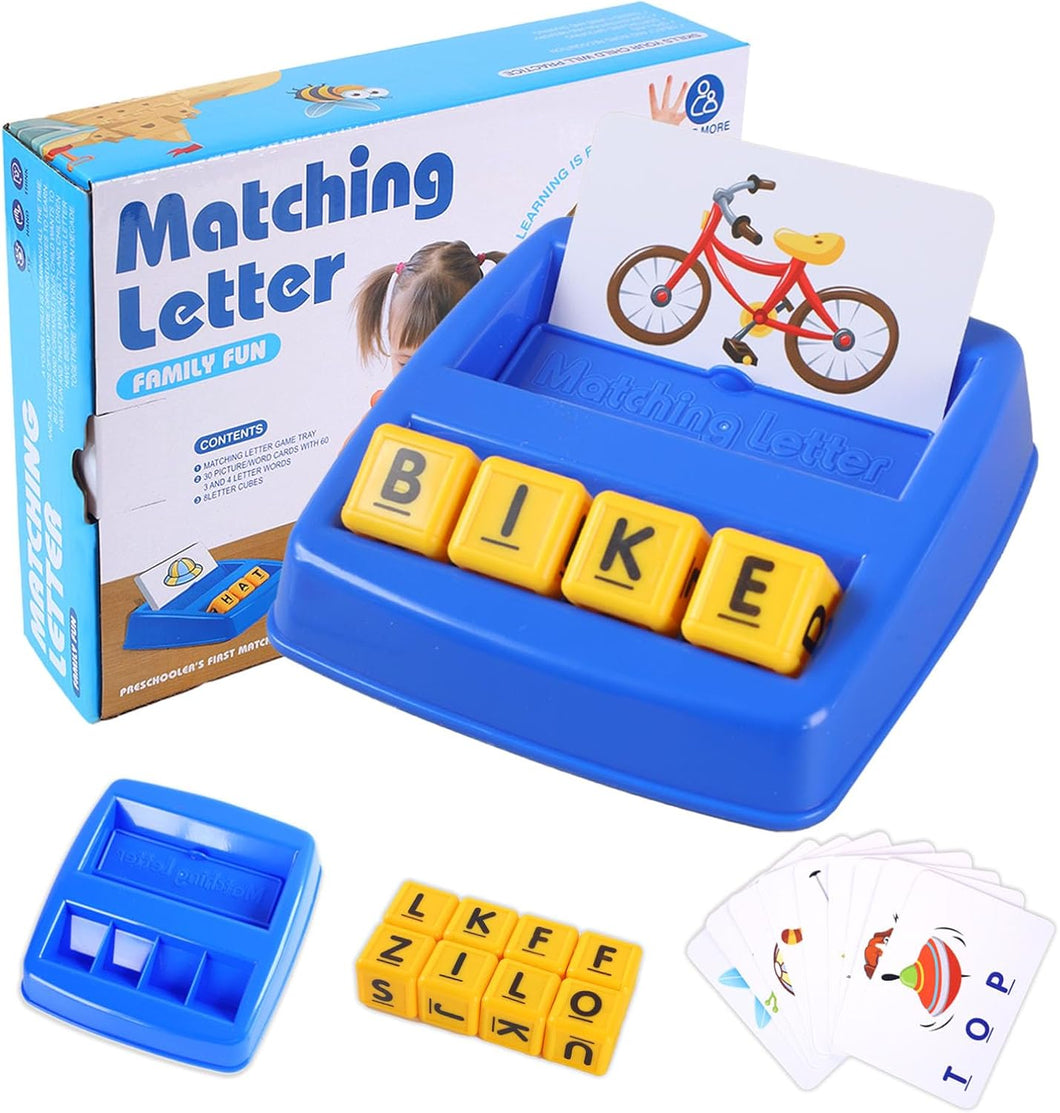 Montessori Alphabet Matching Letter Game for 3–5 Year Olds – Early Literacy Toy for Spelling, Reading & Cognitive Play