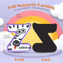Load image into Gallery viewer, Fridge Magnets for Kids – Large Magnetic Letters, Numbers, Animals &amp; Vehicles | Educational Toddler Learning Toys