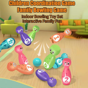Kids Bowling Set – Educational Number Game Toy for Toddlers, Indoor Outdoor Fun (Age 2-5)