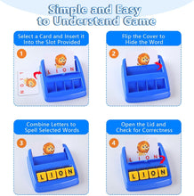 Load image into Gallery viewer, Montessori Alphabet Matching Letter Game for 3–5 Year Olds – Early Literacy Toy for Spelling, Reading &amp; Cognitive Play