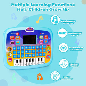 Educational Learning Tablet Toy for 1–5 Year Olds – Interactive Music & Alphabet Gift for Boys & Girls