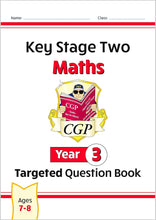 Load image into Gallery viewer, Year 3 Maths &amp; English Targeted Practice Workbook for age 7 to 8 KS2