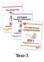 Load image into Gallery viewer, Year 3 Maths &amp; English Targeted Practice Workbook for age 7 to 8 KS2