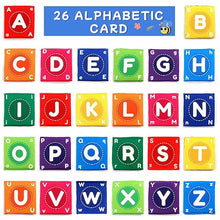 Load image into Gallery viewer, 26-Piece Soft Cloth Educational Toy Set – Animal &amp; Alphabet Cognition Learning Cards