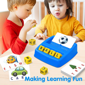 Montessori Alphabet Matching Letter Game for 3–5 Year Olds – Early Literacy Toy for Spelling, Reading & Cognitive Play