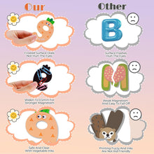 Load image into Gallery viewer, Fridge Magnets for Kids – Large Magnetic Letters, Numbers, Animals &amp; Vehicles | Educational Toddler Learning Toys