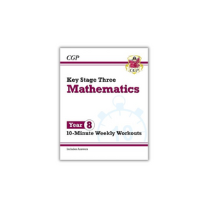 Year 8 Maths, English & Science, 6 Workbook Bundle for ages 12-13 KS3