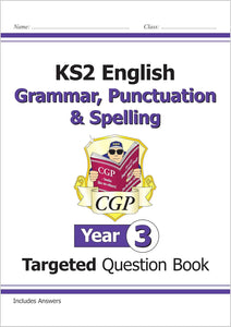 Year 3 Maths & English Targeted Practice Workbook for age 7 to 8 KS2