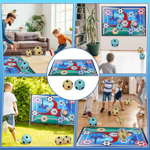 Load image into Gallery viewer, Children playing with a soccer-themed game set in various settings.
