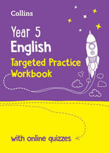 Load image into Gallery viewer, Collins Year 5 English Targeted Practice Workbook cover