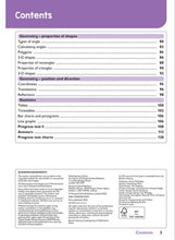 Load image into Gallery viewer, Year 5 Maths geometry statistics contents