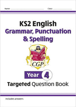 Load image into Gallery viewer, CGP Year 4 three book bundle - English grammar cover