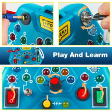 Load image into Gallery viewer, Montessori Light Busy Board – Educational Sensory Toy