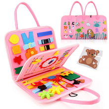 Load image into Gallery viewer, Montessori Busy Board – Sensory &amp; Fine Motor Learning Toy