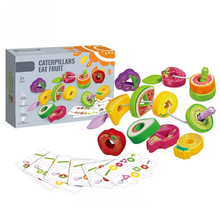 Load image into Gallery viewer, Early Education Caterpillar Feeding Game – Interactive Baby Learning Toy (2+)