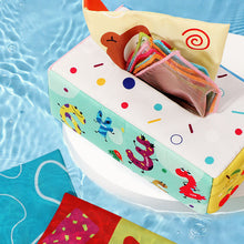 Load image into Gallery viewer, Baby Sensory Tissue Box Toy – Crinkle &amp; Soft Learning Toy for Babies 6–12 Months &amp; Toddlers | Montessori Sensory Toy for Boys &amp; Girls