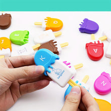 Load image into Gallery viewer, Puzzle Ice Cream Letter Pairing Toy – Educational Matching Set