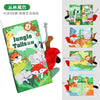 Baby Cloth Books With 3D Animal Tails - Touch and Feel Soft Books for Early Learning - Quiet Books for 0-3 Year Old Toddlers Kids