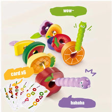 Load image into Gallery viewer, Early Education Caterpillar Feeding Game – Interactive Baby Learning Toy (2+)
