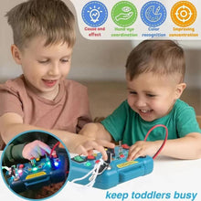 Load image into Gallery viewer, Montessori Light Busy Board – Educational Sensory Toy