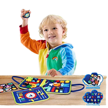Load image into Gallery viewer, Montessori Busy Board – Sensory &amp; Fine Motor Learning Toy