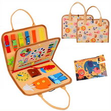 Load image into Gallery viewer, Montessori Busy Board – Sensory &amp; Fine Motor Learning Toy
