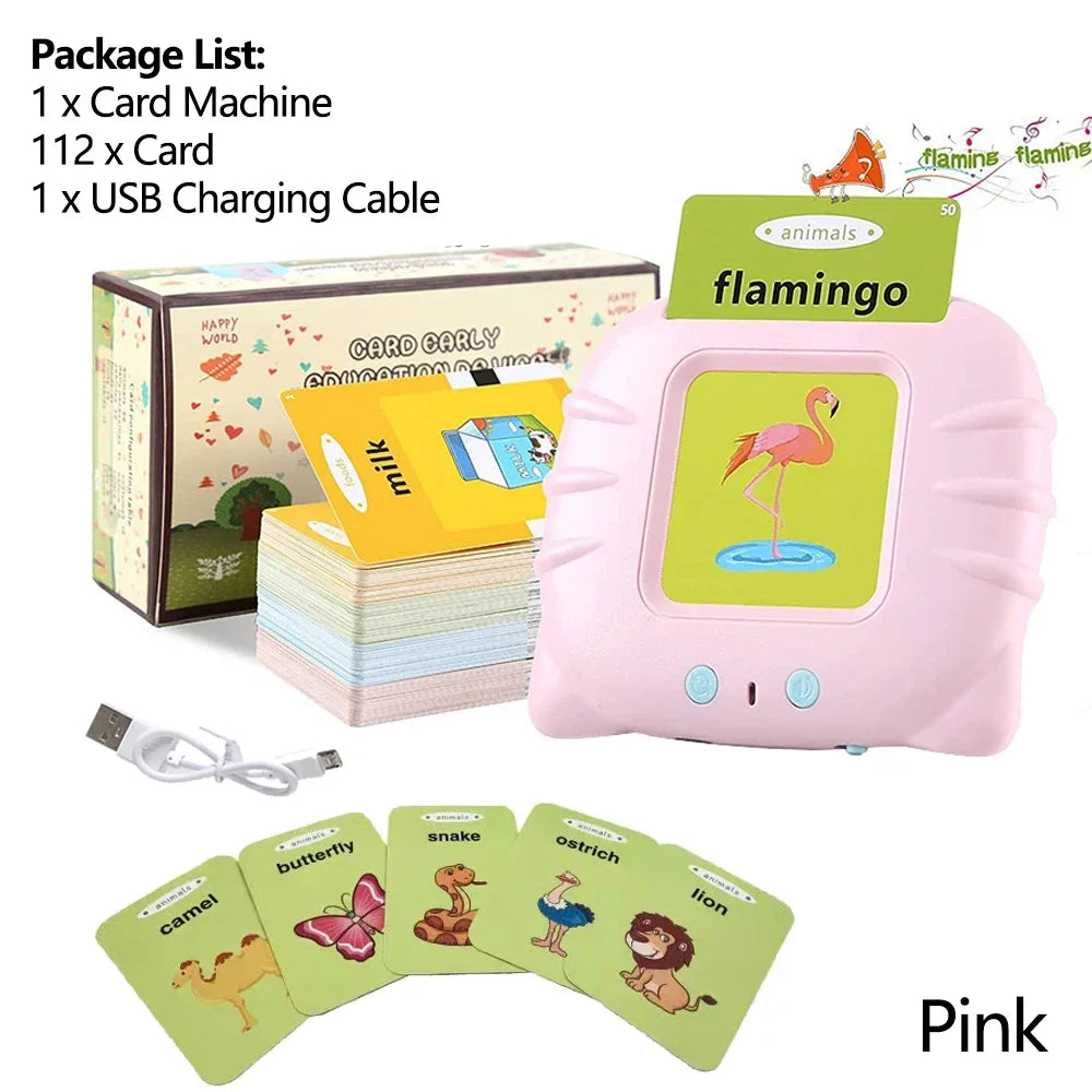 Montessori Talking Flashcards for Ages 2–6 | Audio Learning Toy for Toddlers & Preschoolers