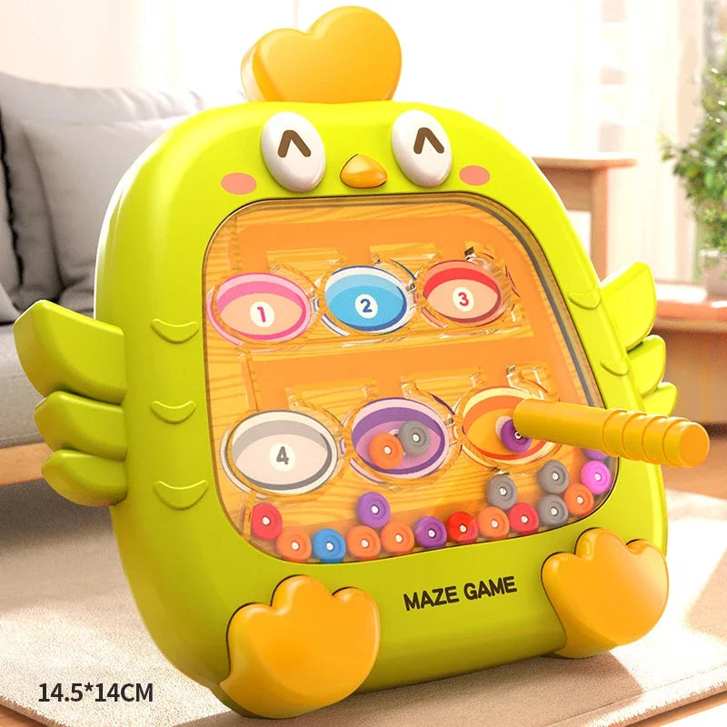 Montessori Magnetic Bead Board – Educational Color, Number Puzzle Toy for Kids