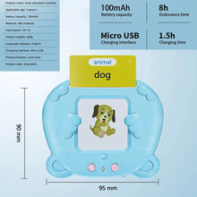 Load image into Gallery viewer, Montessori Language Development Talking Flash Cards Educational Toy for Early Learning Age 2-6