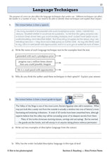 Load image into Gallery viewer, Year 8 English language techniques sample page