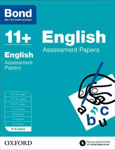 11+ Plus Bond Assessment Practise Paper Bundle for Year 2 Ages 5-6 KS1