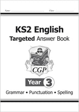 Load image into Gallery viewer, Year 3 English Targeted Question Book for age 7-8 : Spelling, Punctuation &amp; Grammar KS2