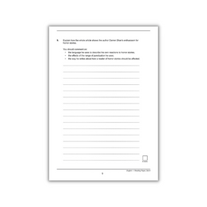 Year 8 English Practice Question & Work Book For Ages 12 -13 KS3