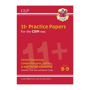 11+ CEM 7 Practice Workbook Bundle for Year 4 Ages 8-9 KS2