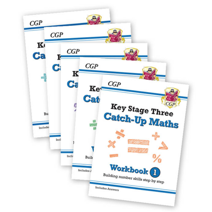 Year 7 Maths Practice 5 Workbook Bundle for age 11 to 12 KS3