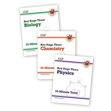 Load image into Gallery viewer, Year 8 Science 10-Minutes Practice Question Book Bundle For Ages 12 -13 KS3