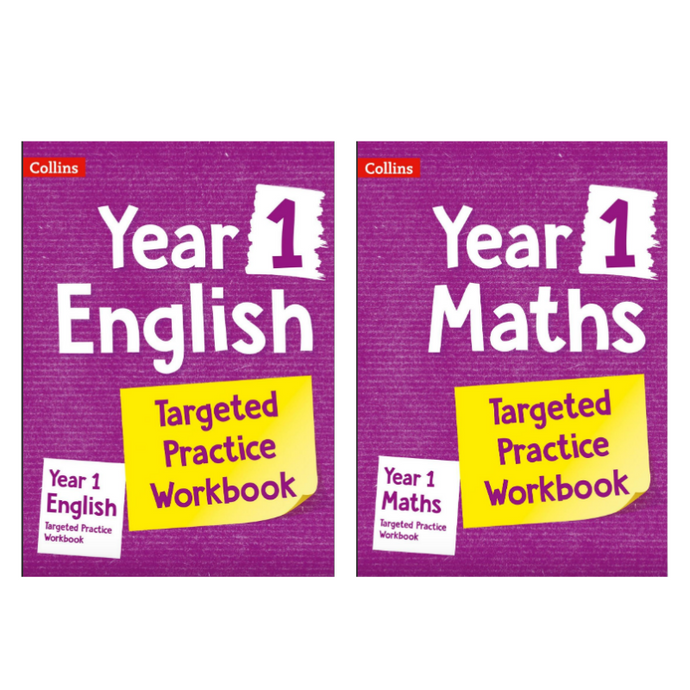 Year 1 Maths & English Targeted Practice Workbook for age 5 to 6 KS1