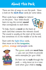 Nursery Phonics Home Learning Flashcards for Ages 3-5
