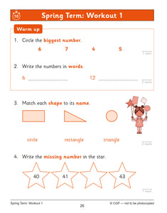 Year 1 Maths and English Home Learning Workbook Bundle for Ages 5 to 6 KS1