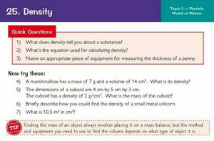 AQA GCSE 9-1 All 3 Combined Science Revision Cards KS4