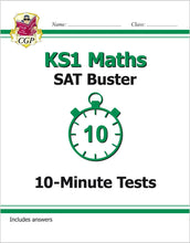 Load image into Gallery viewer, Year 2 Maths and English 10-Minute SATs Work Book Bundle 1 For Ages 6-7 KS1